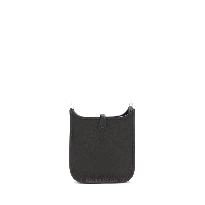 Hermes Mini Evelyn Clemence Ebene/Havane SHW Stamp Z
