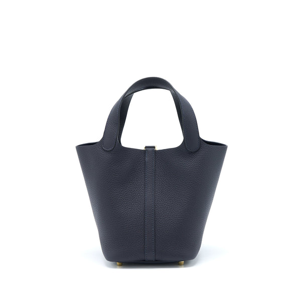 Hermes Picotin 18 Lock Bag Clemence 3Y Caban GHW Stamp U