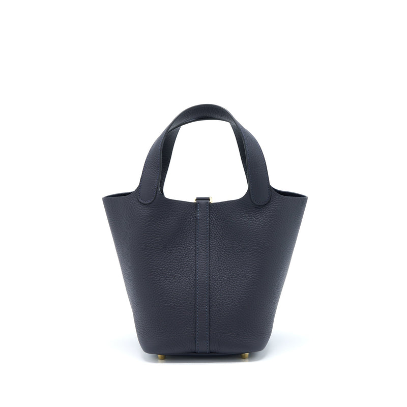 Hermes Picotin 18 Lock Bag Clemence 3Y Caban GHW Stamp U