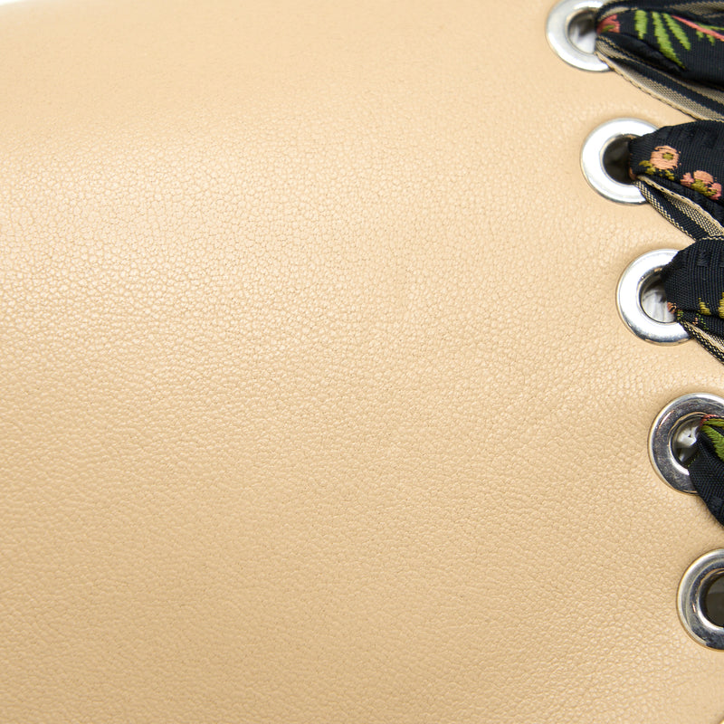 Fendi Mini Peekaboo Bag Limited Edition Beige/Multicolour SHW