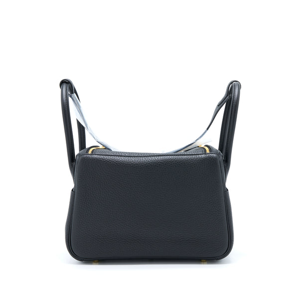 Hermes Lindy 26 Clemence Black GHW Stamp U