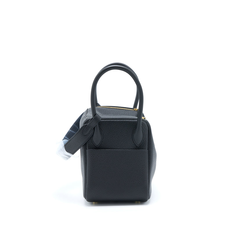 Hermes Lindy 26 Clemence Black GHW Stamp U