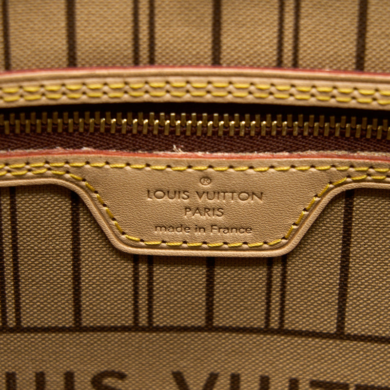 Louis Vuitton Neverfull MM Monogram Canvas Beige GHW (New Version)