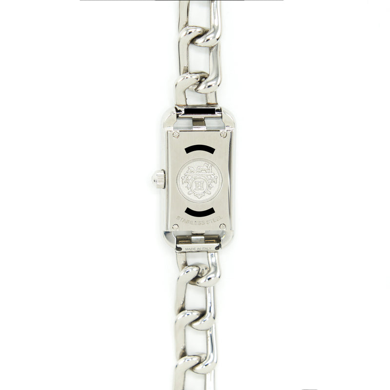 Hermes Nantucket 17 x 23mm Watch In Silver Hardware
