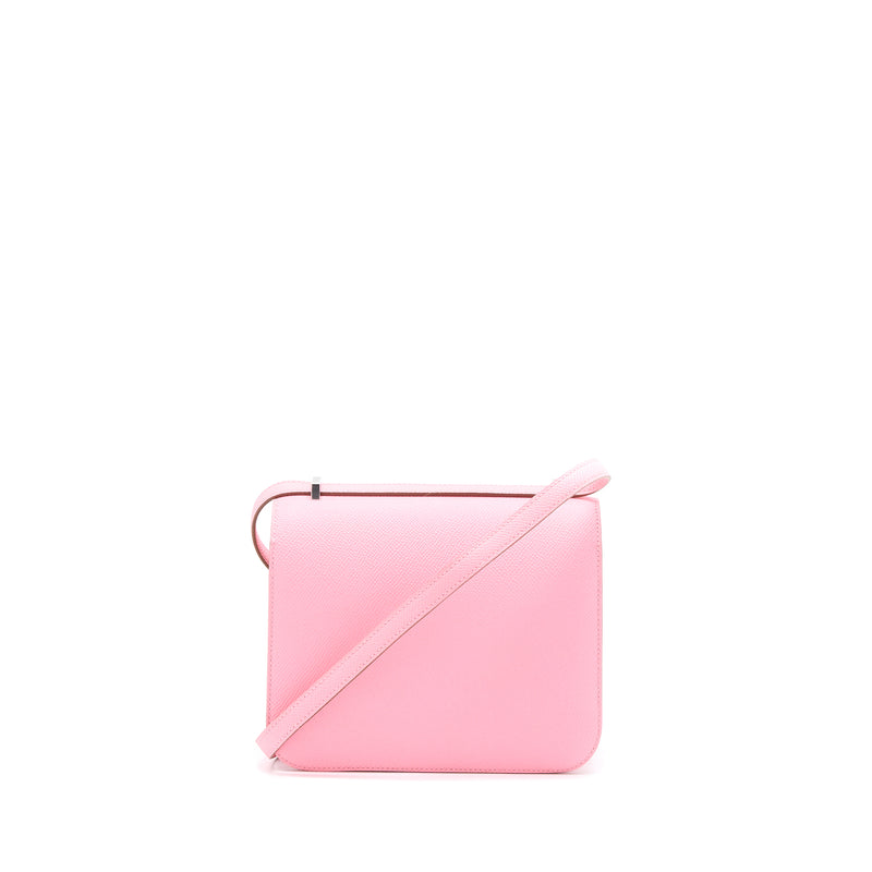 Hermes Mini Constance Epsom 1Q Rose Confetti SHW Stamp Y