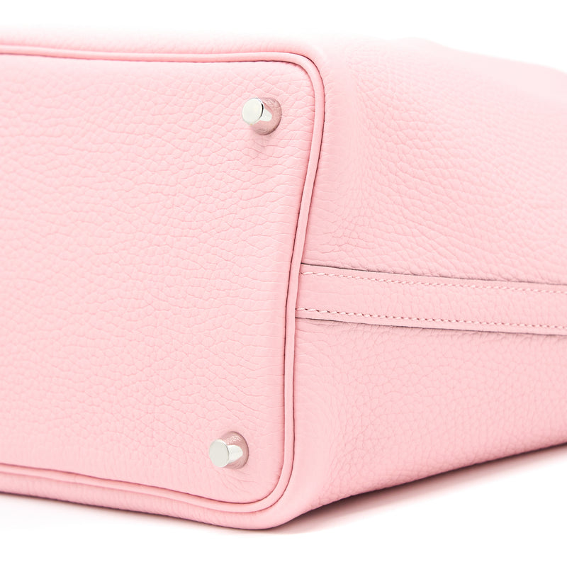 Hermes Picotin 18 Lock Bag Clemence Rose Sakura SHW Stamp U