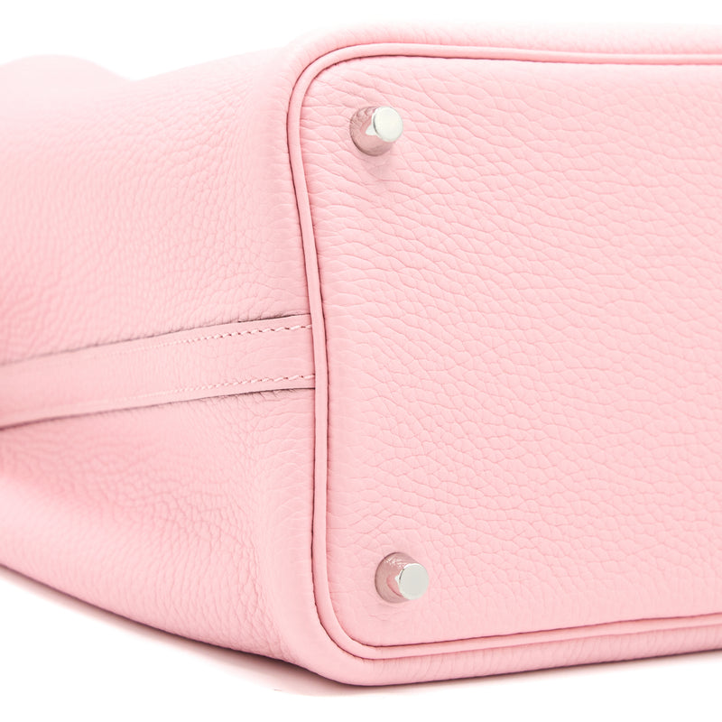 Hermes Picotin 18 Lock Bag Clemence Rose Sakura SHW Stamp U