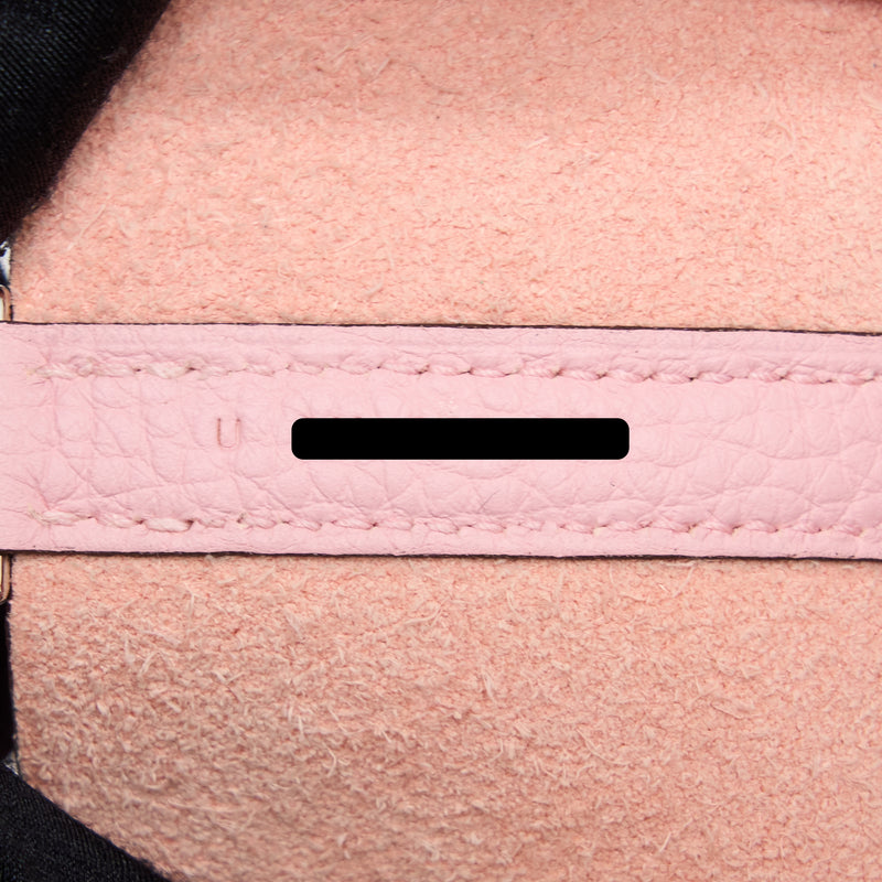 Hermes Picotin 18 Lock Bag Clemence Rose Sakura SHW Stamp U