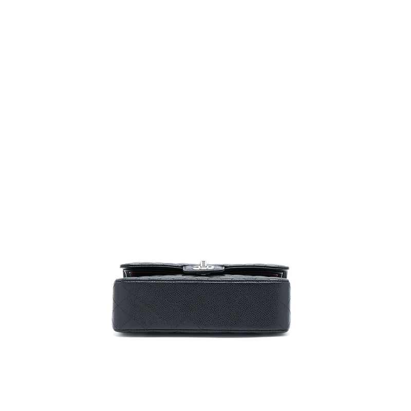 Chanel Small Classic Double Flap Bag Caviar Black SHW(Microchip)