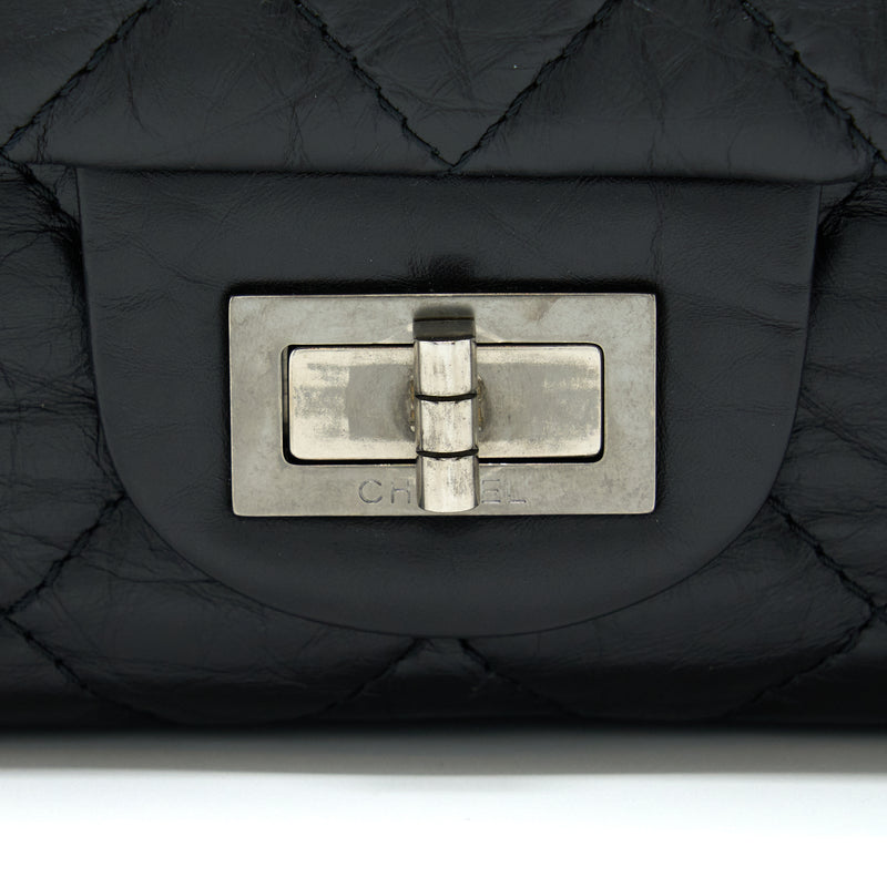 Chanel 2.55 227 Reissue Calfskin Black Ruthenium Hardware