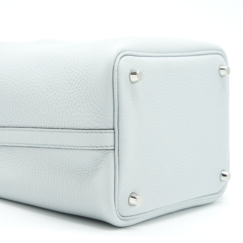 Hermes Picotin 18 Lock Bag Clemence Blue Pale SHW Stamp U