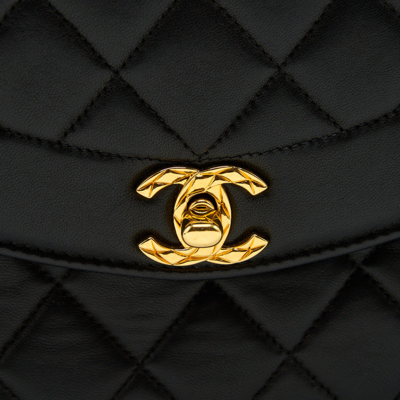 Chanel Vintage Camera Bag Lambskin Black GHW