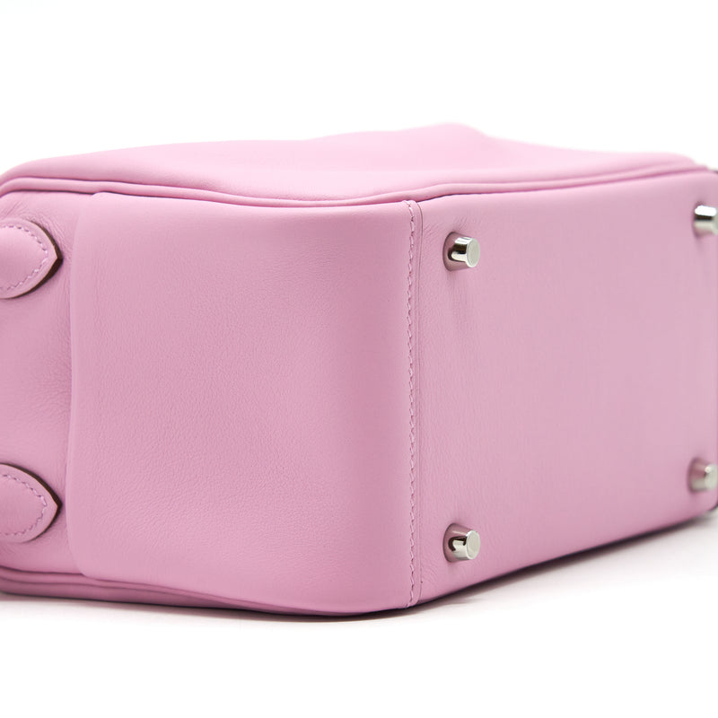 Hermes Mini Lindy Swift X9 Mauve Sylvestre SHW Stamp U