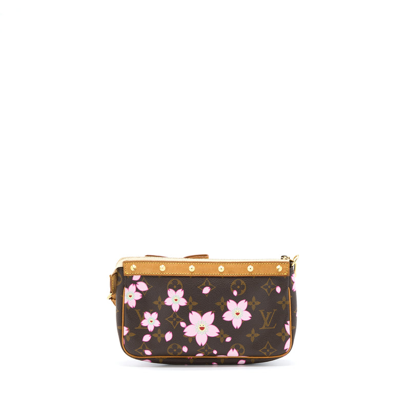 Louis Vuitton Cherry Blossom Monogram Canvas Accessories Pochette