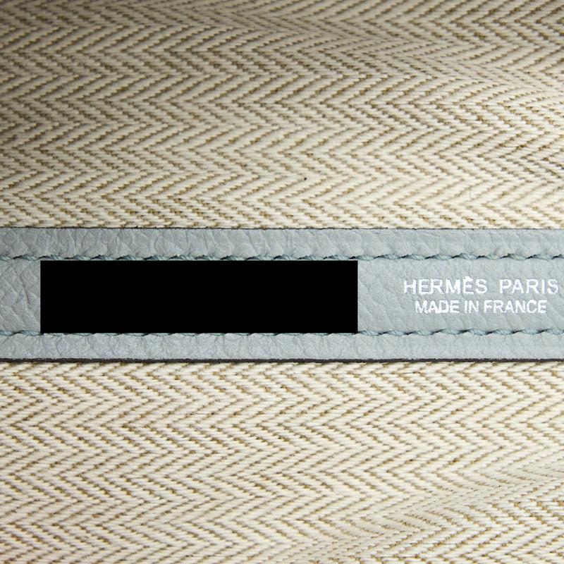 Hermes Garden Party 36 Epsom Light Grey SHW Stamp A