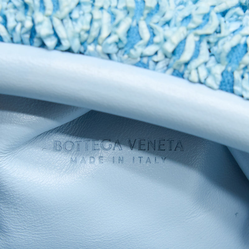 Bottega Veneta Mini Pouch Raffia/Leather Bubble SHW