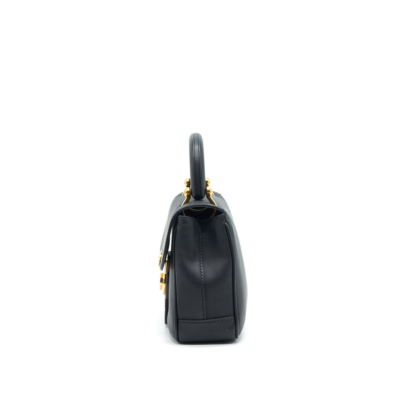 BURBERRY Small DK88 Top Handle Bag Black