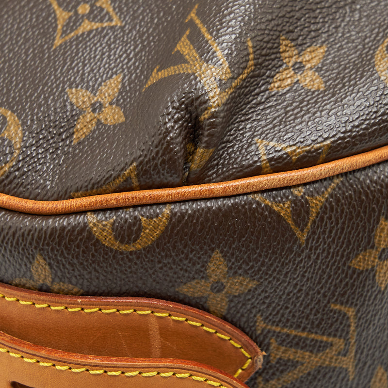 Louis Vuitton Vintage Large Shoulder Bag Monogram Canvas GHW