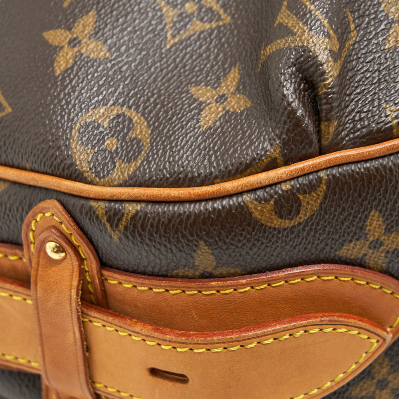 Louis Vuitton Vintage Large Shoulder Bag Monogram Canvas GHW