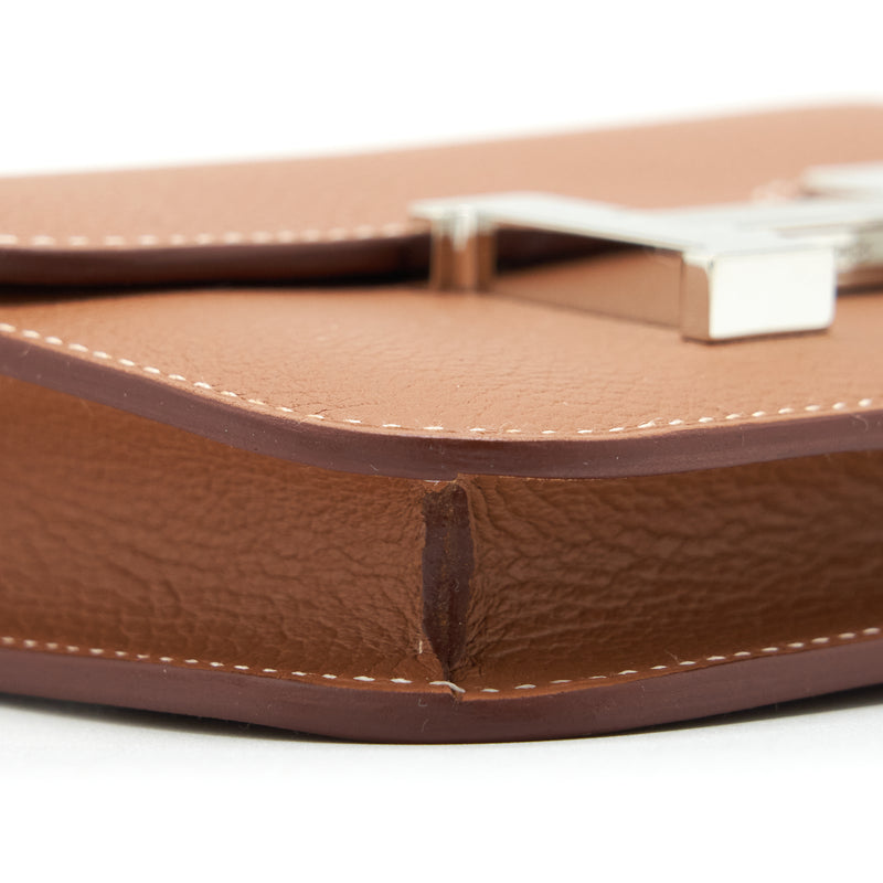 Hermes Constance Slim Evercolor Gold SHW Stamp Z