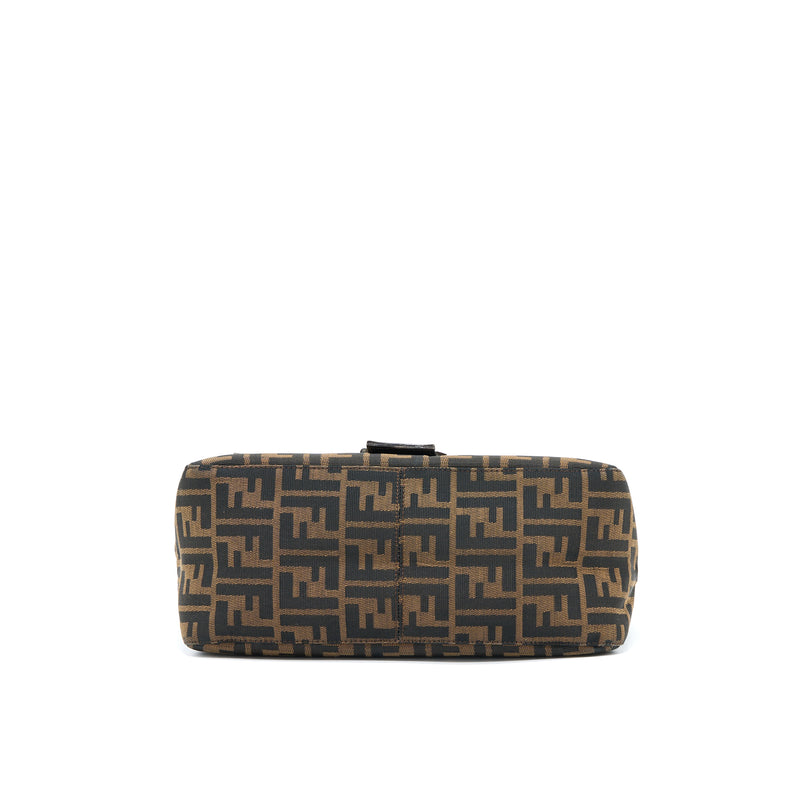 Fendi Vintage Baguette Bag FF Jacquard Fabric SHW