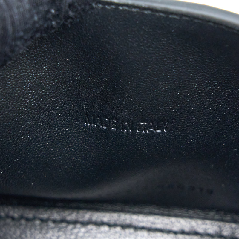 Balenciaga Hourglass XS Croc-Embossed Leather Black with Black Hardware