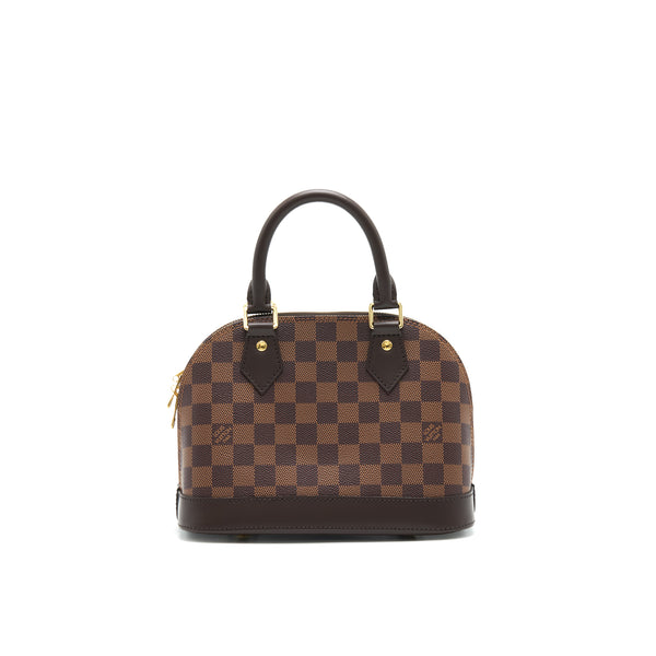 LOUIS VUITTON ALMA BB IN DAMIER EBENE