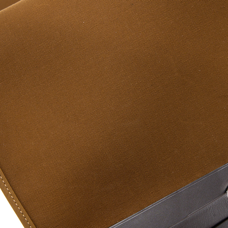 Hermes Herbag 31 Zip Bag Canvas/Hunter Alezan/Ebene SHW Stamp D