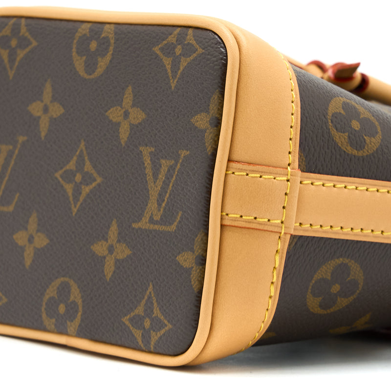 Louis Vuitton Nano Noe Monogram Canvas GHW (New Version)