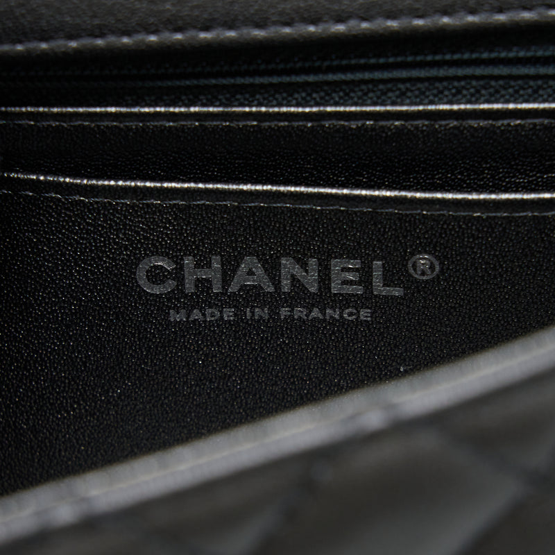 Chanel Mini 2.55 Reissue Flap Bag Goatskin Dark Grey Ruthenium Hardware