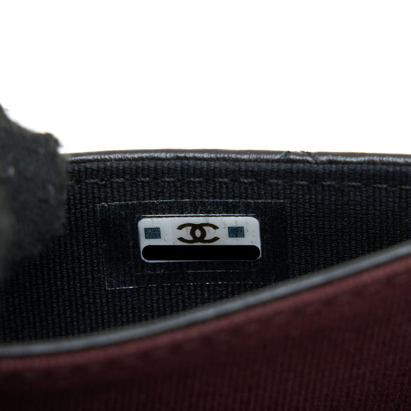 Chanel 2.55 Reissue Flap Card Holder Aged Calfskin Black GHW (Microchip)