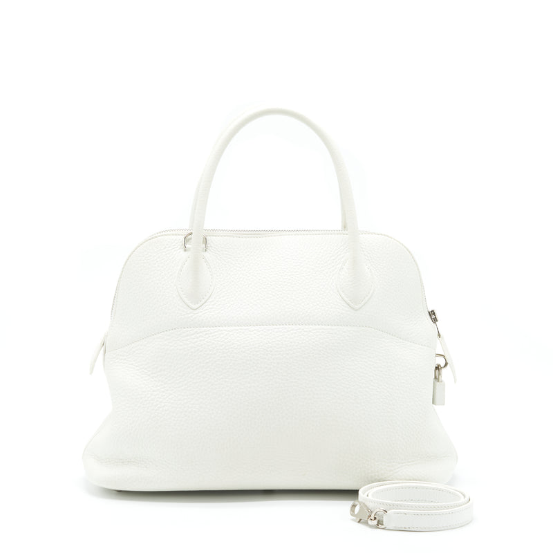 Hermes Bolide 31 Clemence 01 Blanc SHW Stamp Square P