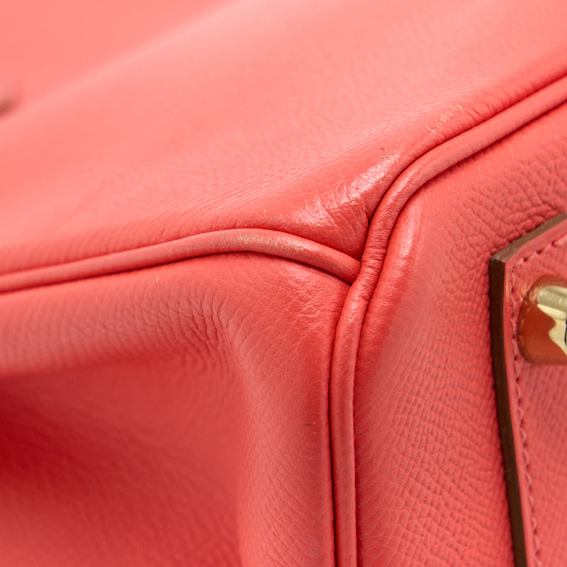Hermes Birkin 30 Epsom T5 Rose Jaipur GHW Stamp T