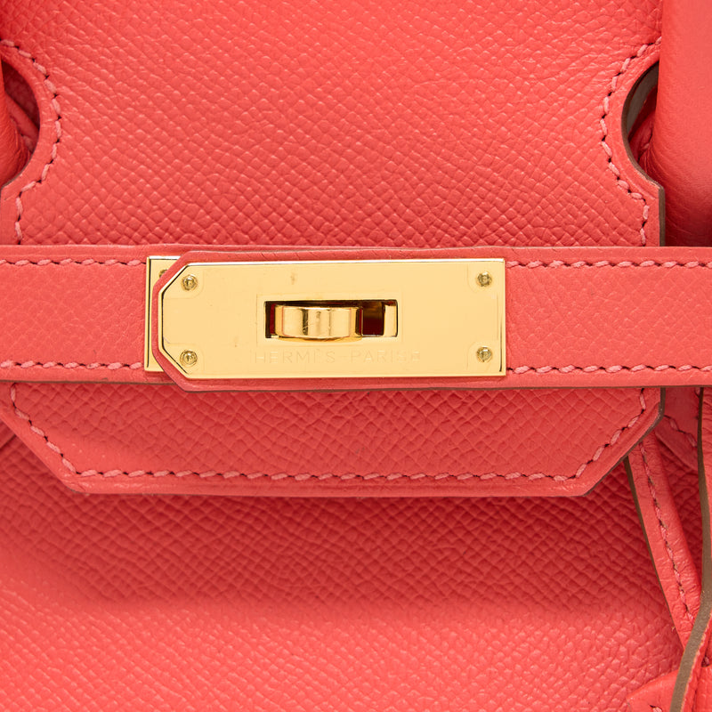 Hermes Birkin 30 Epsom T5 Rose Jaipur GHW Stamp T