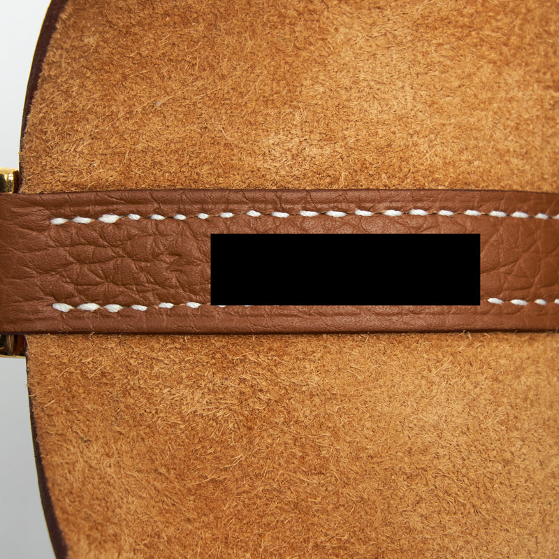 Hermes Picotin 18 Lock Bag Clemence Gold GHW Stamp Z