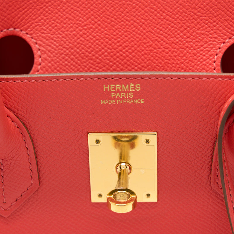 Hermes Birkin 30 Epsom T5 Rose Jaipur GHW Stamp T