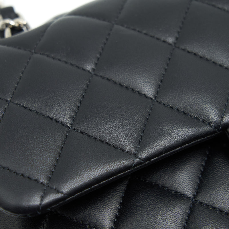Chanel Small Classic Double Flap Bag Lambskin Black SHW