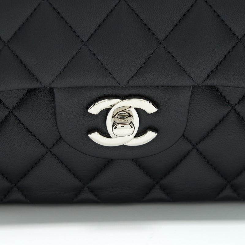 Chanel Small Classic Double Flap Bag Lambskin Black SHW