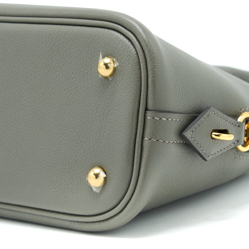 Hermes Bolide 1923 25 Evercolor 0L Gris Meyer GHW Stamp U
