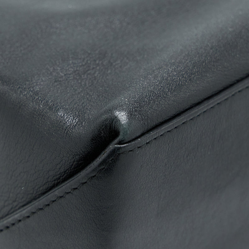 Chanel Vintage Cambon Tote Bag Calfskin Black SHW