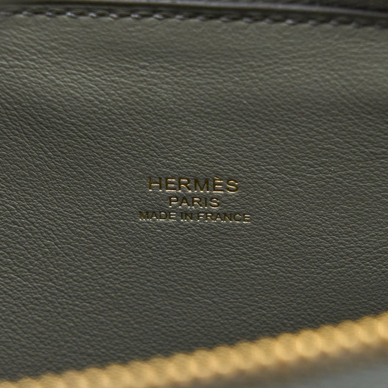 Hermes Bolide 1923 25 Evercolor 0L Gris Meyer GHW Stamp U