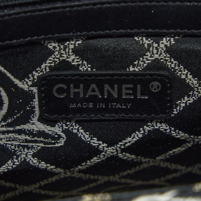 Chanel Vintage Cambon Tote Bag Calfskin Black SHW