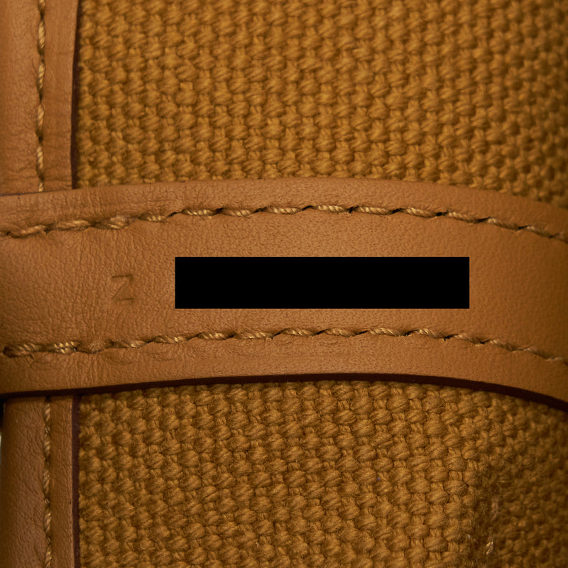 Hermes Picotin Cargo 18 Swift And Toile Canvas Desert/Sesame SHW Stamp Z