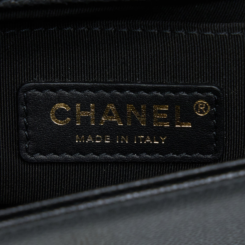 Chanel Small Boy Bag Caviar Black GHW
