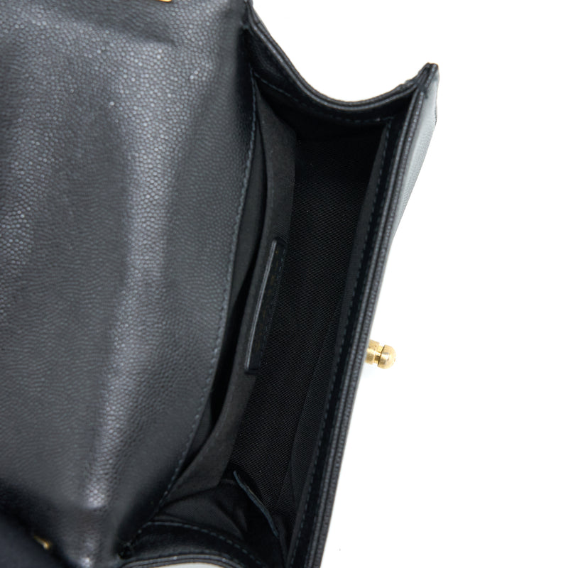 Chanel Small Boy Bag Caviar Black GHW