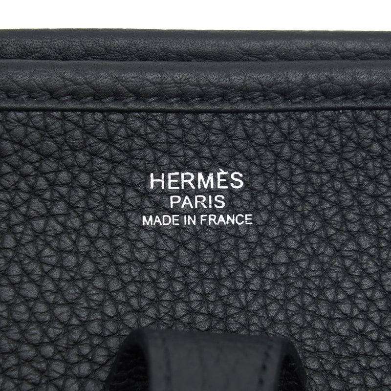 Hermes Evelyne 29 bag black SHW stamp Z