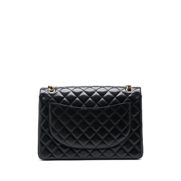 Chanel Maxi Classic Double Flap Bag Lambskin Black GHW