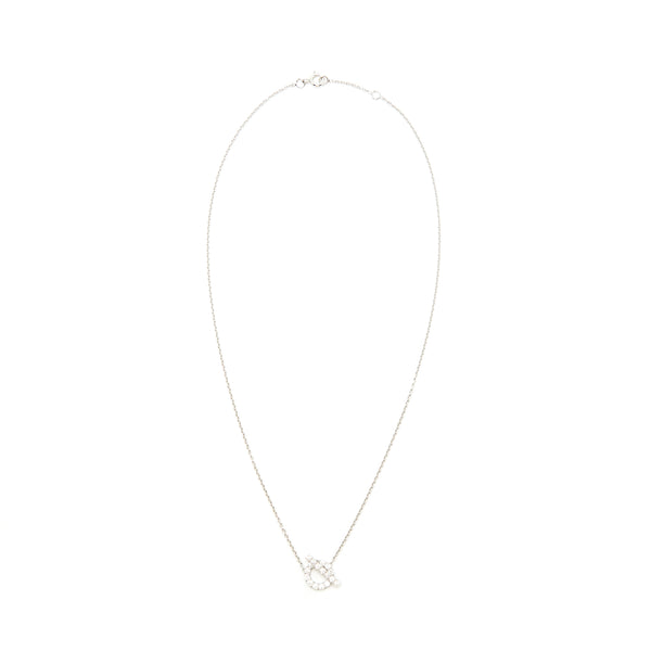 Hermes finesse Necklace White Gold with Diamonds