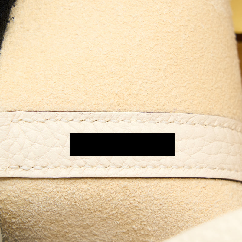 Hermes Picotin 18 Lock Bag Clemence Nata / Jaune Poussin SHW Stamp Z
