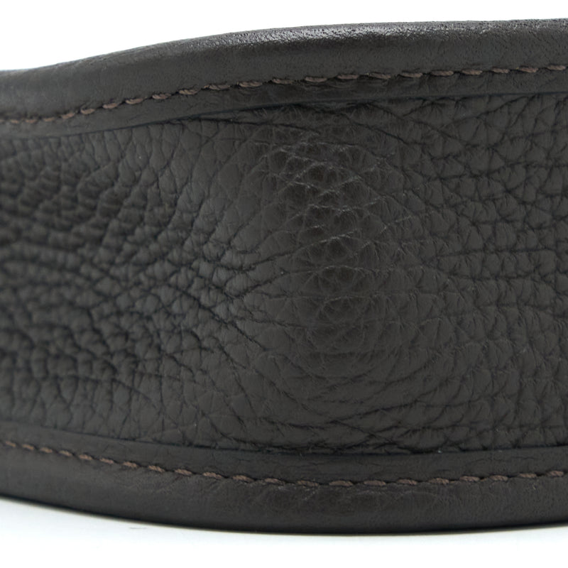 Hermes Mini Evelyn Clemence Ebene/Havane SHW Stamp Z